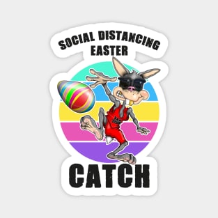 Social Distancing Easter Lockdown Easter Bunny Magnet