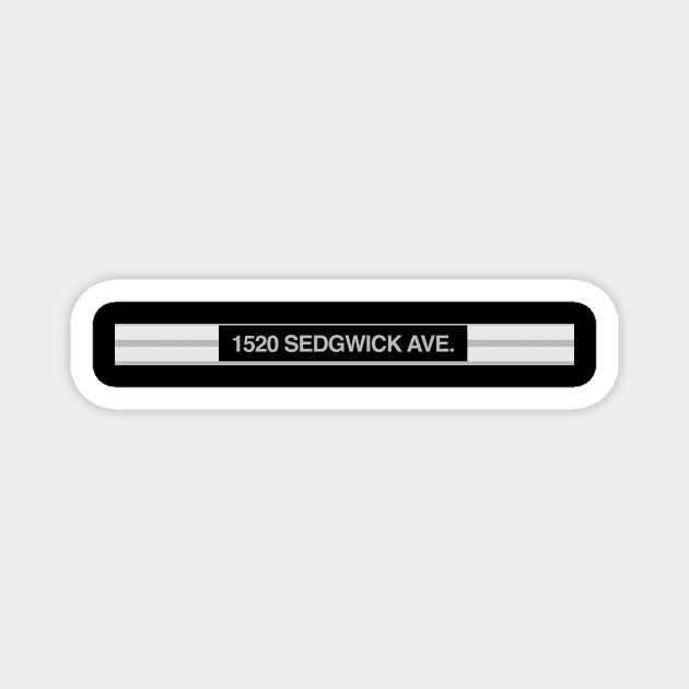 1520 Sedgwick Ave. Magnet by inktheplace2b