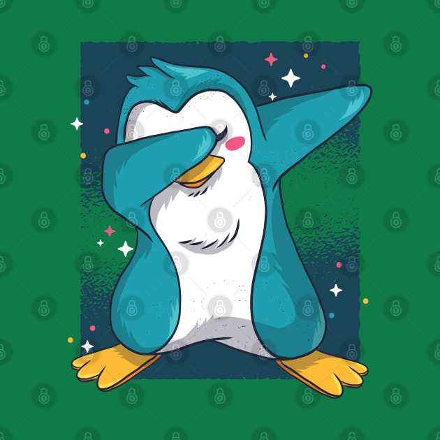 Dabbing Penguin by madeinchorley