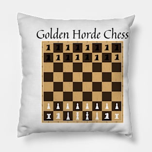 Golden Horde Chess Pillow