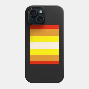 Red, Orange & Yellow Retro Stripe Phone Case