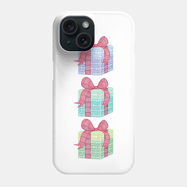 Patterned Presents Phone Case by molshevska