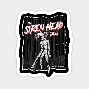 Scary Siren Head tales dark forest meme Magnet