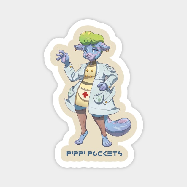 Pippi Pockets Magnet by Orbiter & Rover