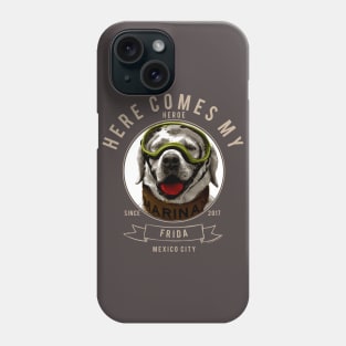 Frida the Mexican Rescue Dog Engraving Phone Case