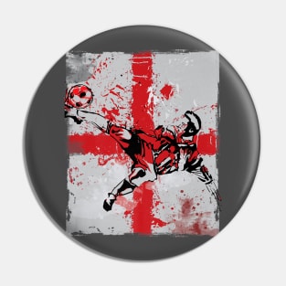 England Soccer For Uk Patriots Fan Pin