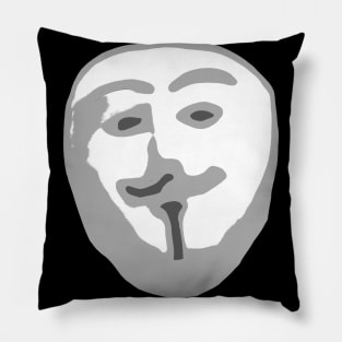 Anomalous - Scuffed Anonymous/Guy Fawkes Pillow