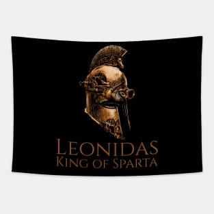 Leonidas - King Of Sparta - Steampunk Ancient Greek Helmet Tapestry