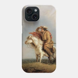 The Lost Greenhorn by Alfred Jacob Miller Phone Case