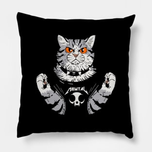 Rocker cat Pillow