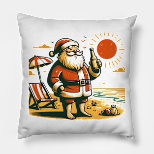 Sunset Santa Pillow