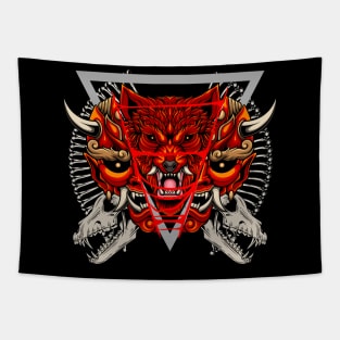 Japanese Wolf 3.3 Tapestry