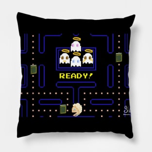 Good Omens Pacman Pillow