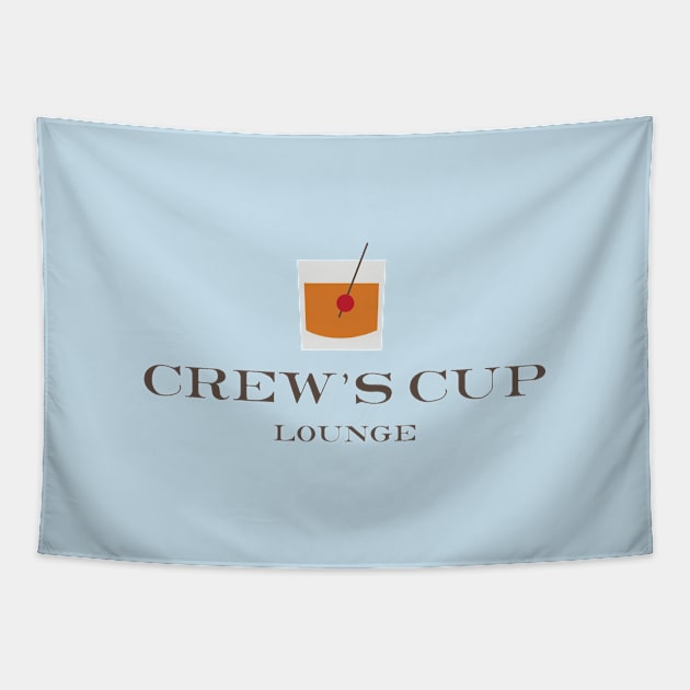 Crew's Cup Lounge Tapestry by stuffsarahmakes