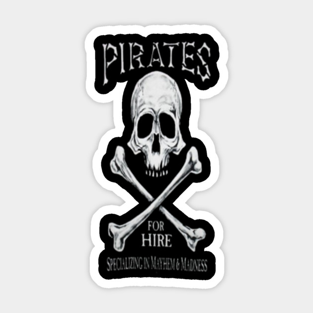 Pirates for hire halloween t shirt