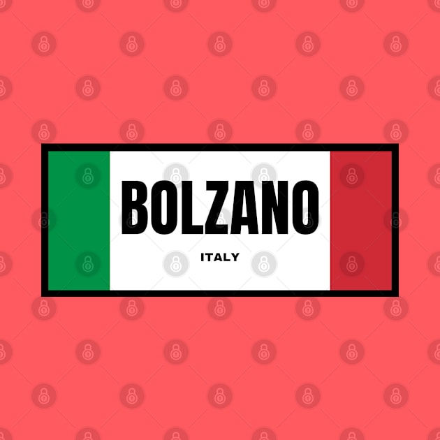 Bolzano City in Italian Flag Colors by aybe7elf