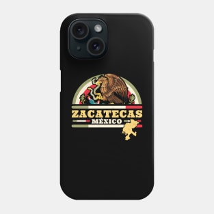 Zacatecas Mexico - Mapa Bandera Mexicana - Mexican State Phone Case