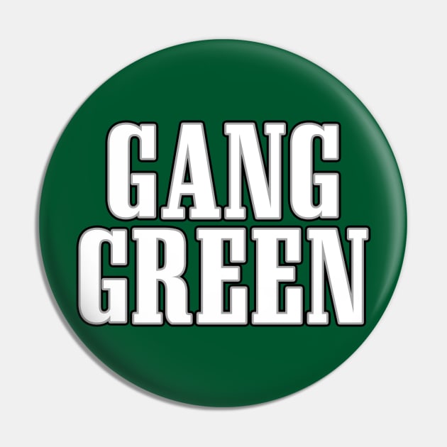 Gang Green Pin by Center City Threads