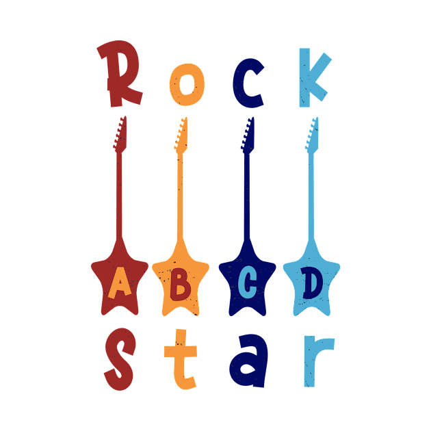 1. Klasse ABCD Rockgitarre T shirt by chilla09