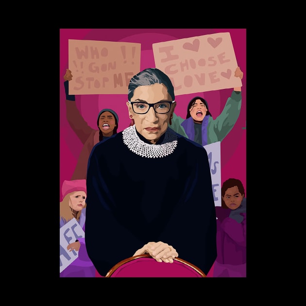 Ruth Bader Ginsburg by Djokolelono