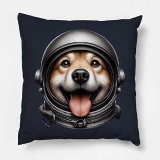 astronaut dog Pillow