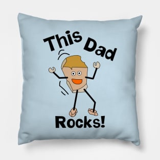 This Dad Rocks Pillow