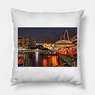 River Side at Clarke Quay - Singapore Pillow