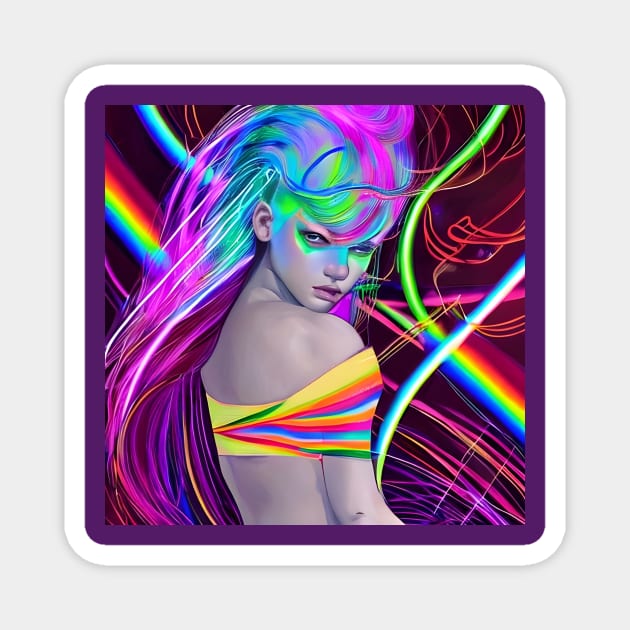 Anime Band Music Manga Style Magnet by animegirlnft
