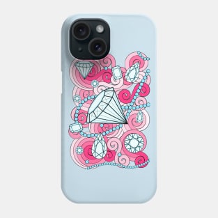 Diamonds are a girl's best friend Phone Case