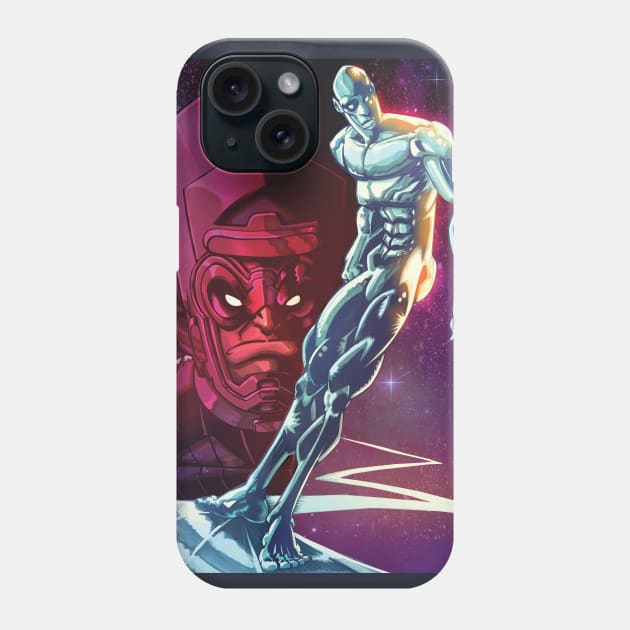 Silver Surfer Phone Case by tsengaus