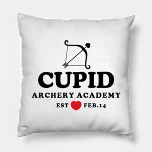 Sweet Valentine Cupid Archery Academy Pillow