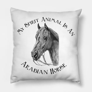 Arabian Horse Pillow