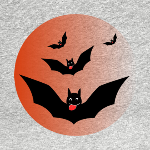 Disover Halloween Flying Bats Scary - Halloween Flying Bats Scary - T-Shirt