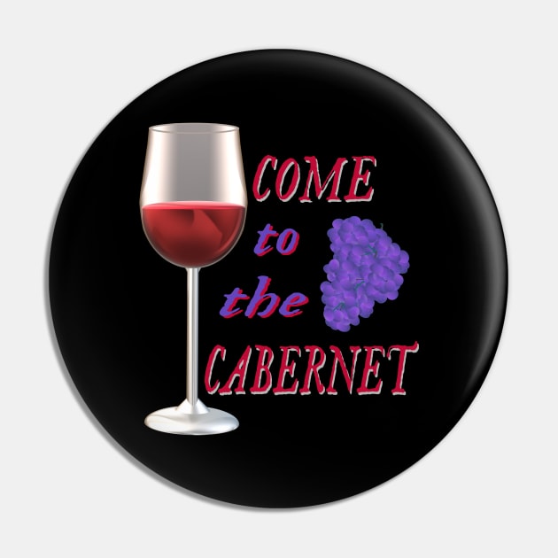 Come to the Cabernet.  Glass of Cabernet Sauvignon Red Wine with Purple Black Grapes. (Black Background) Pin by Art By LM Designs 