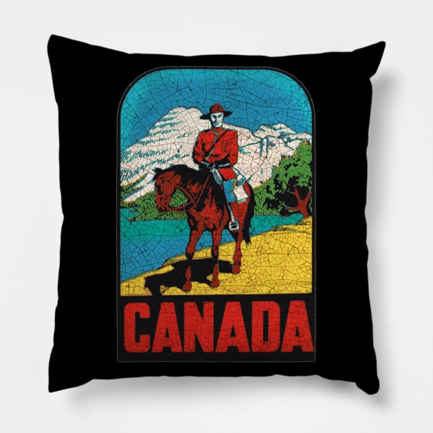 Canada 1 Pillow by Midcenturydave