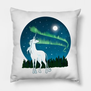 Seeing the Northern lights Pillow