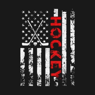 Hockey america flag T-Shirt