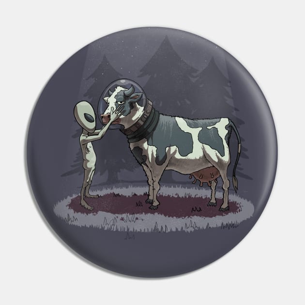 Goodbye Cow Pin by Moi Escudero