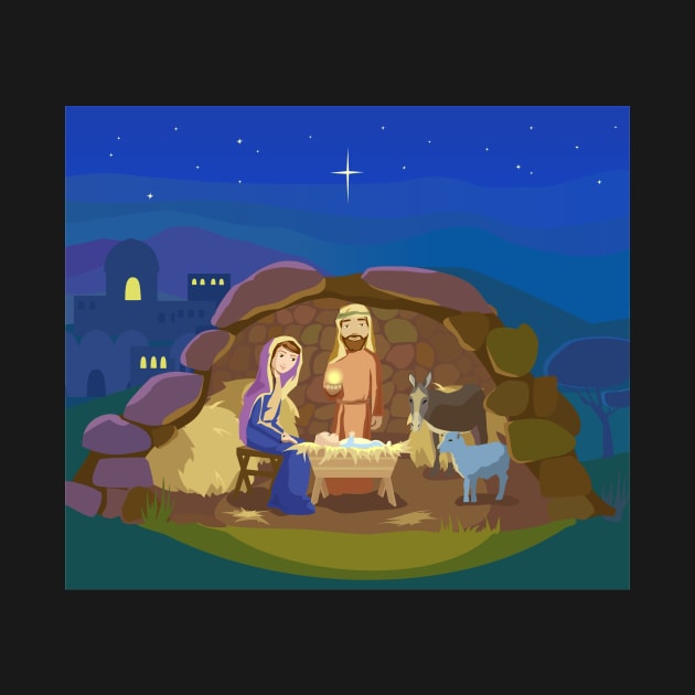 Christmas nativity scene by HetmanArt