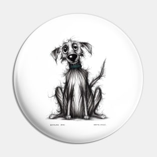 Homeless dog Pin