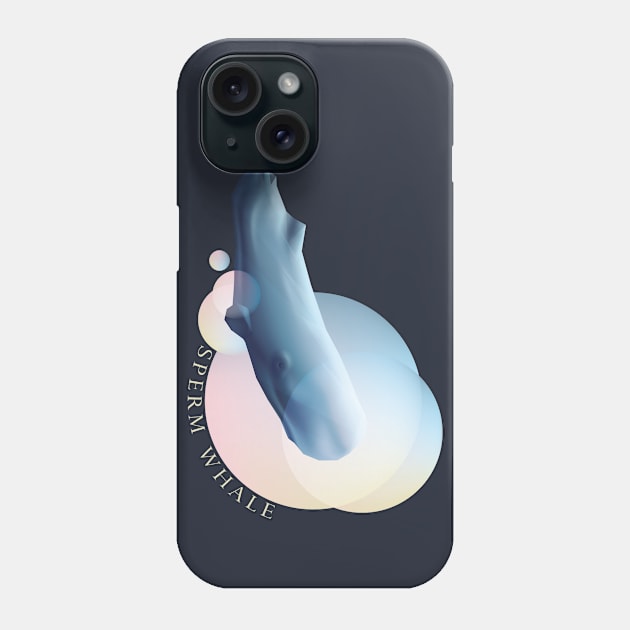 Sperm Whale - Beautifully Styled Oceanic Mammal Phone Case by DesignFury