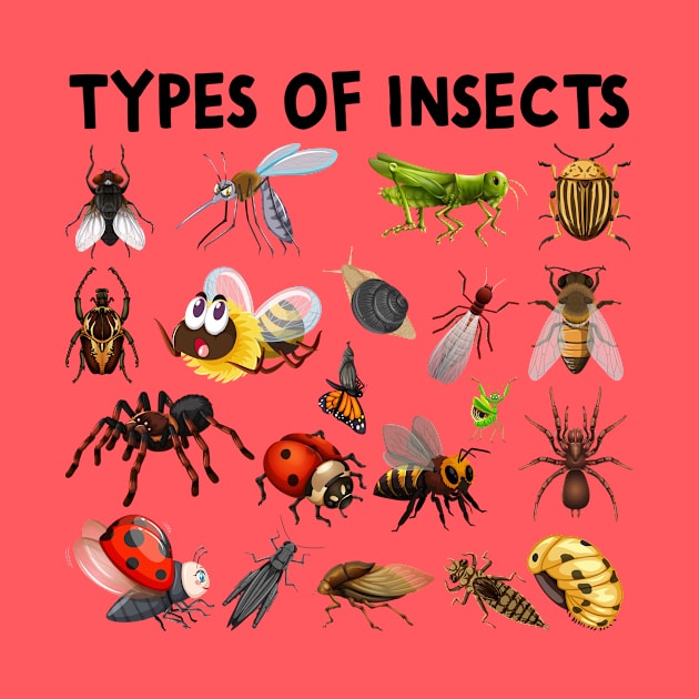 Types Of Insects Bug Identification Science by Wakzs3Arts