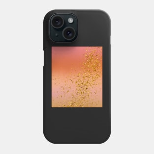 Orange Glitter Rainbow Phone Case