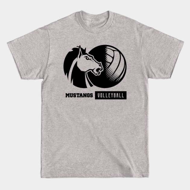 Discover Mustangs Volleyball Sport - White - T-Shirt