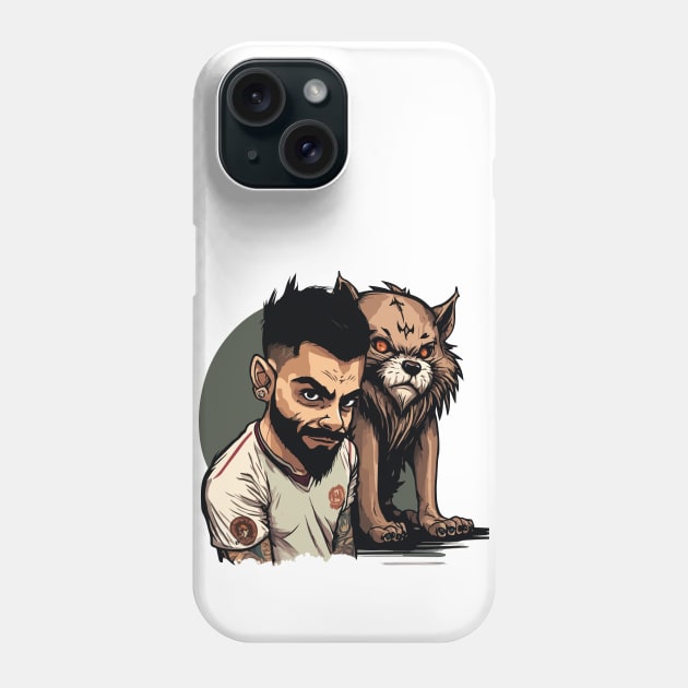 Indian Cricket Superstar Virat Phone Case by JammyPants