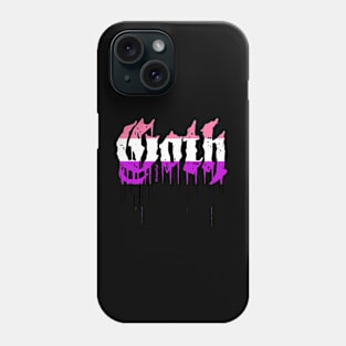 Goth genderfluid Phone Case