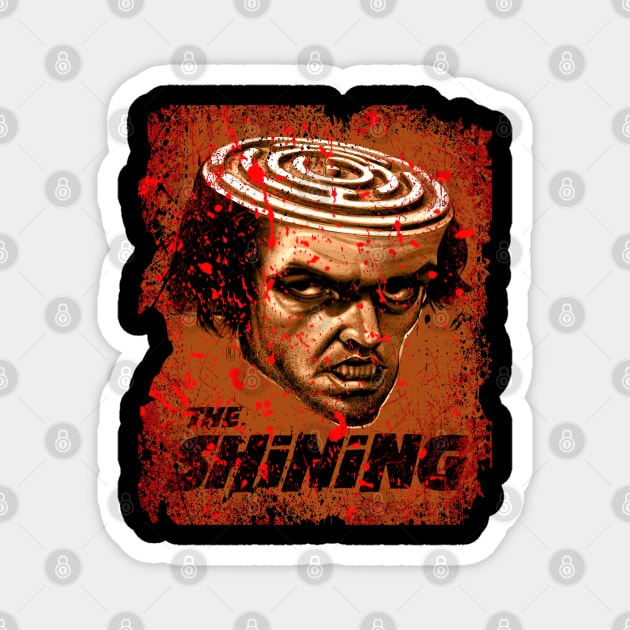 Danny's Gift Channel the Psychic Abilities and Eerie Aura of the Character from Shining on a Tee Magnet by Irwin Bradtke