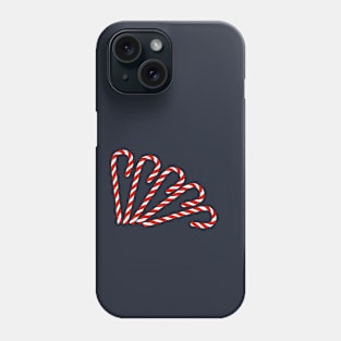 Christmas Candy Canes Right Phone Case