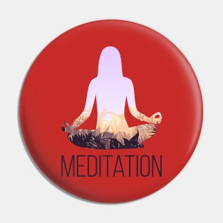 Meditation Pin