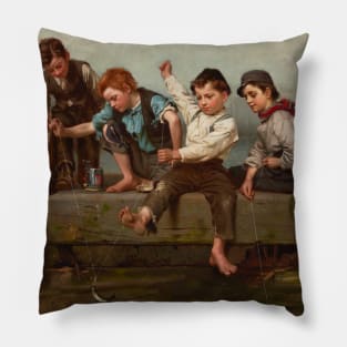 A Thrilling Moment by John George Brown Pillow